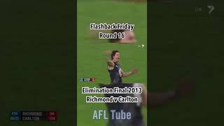 A huge last quarter effort from the Blues.. #afl #footy #carlton #richmond #flashbackfriday