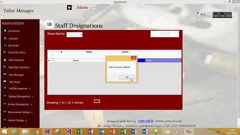 Tailor Management app C# (Part 1)