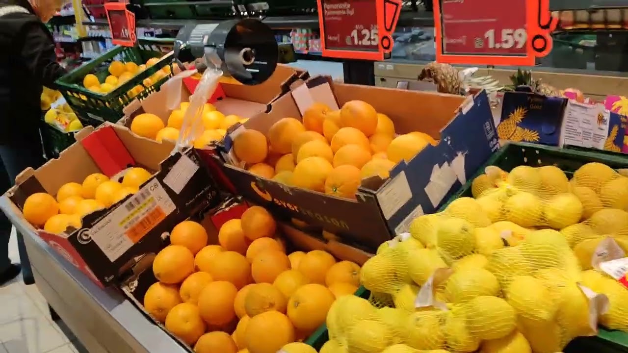 Цены на продукты в Словакии