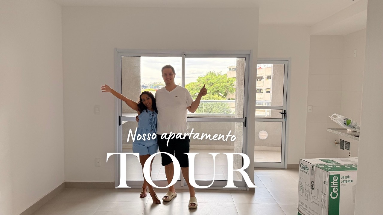 TOUR PELO MEU NOVO APARTAMENTO VAZIO | Recebemos as chaves + mudanças