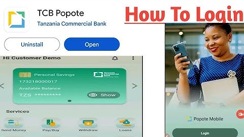 How To Login TCB Popote App how to download TCB Popote App