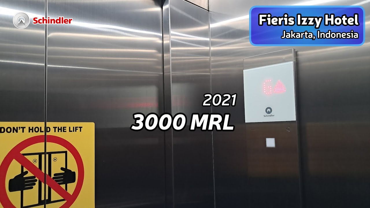 Schindler MRL Elevator - Fieris Izzy Hotel, Jakarta, ID
