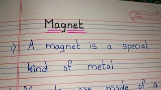 10 lines on Magnet // Essay on magnet // Few Sentences about Magnet