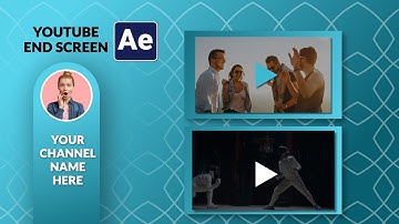 Create YouTube End Screen in After Effects | Motion Graphics Tutorial