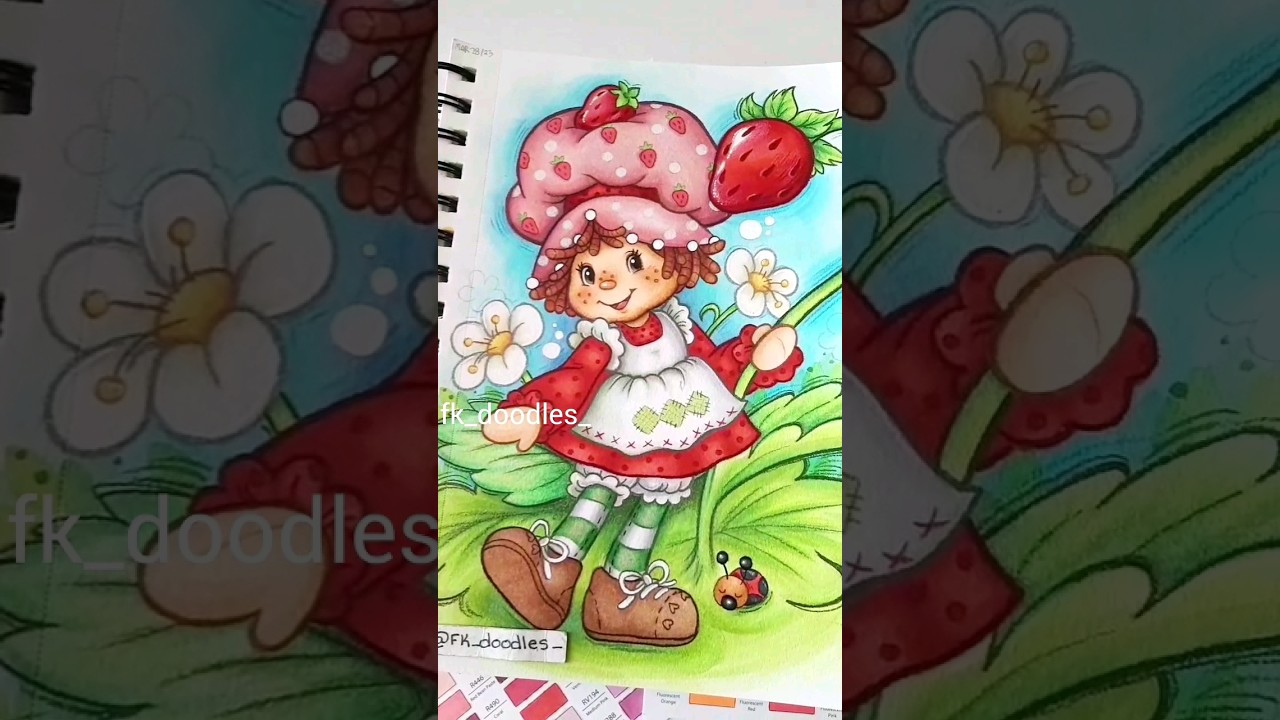 Drawing Strawberry Shortcake!
