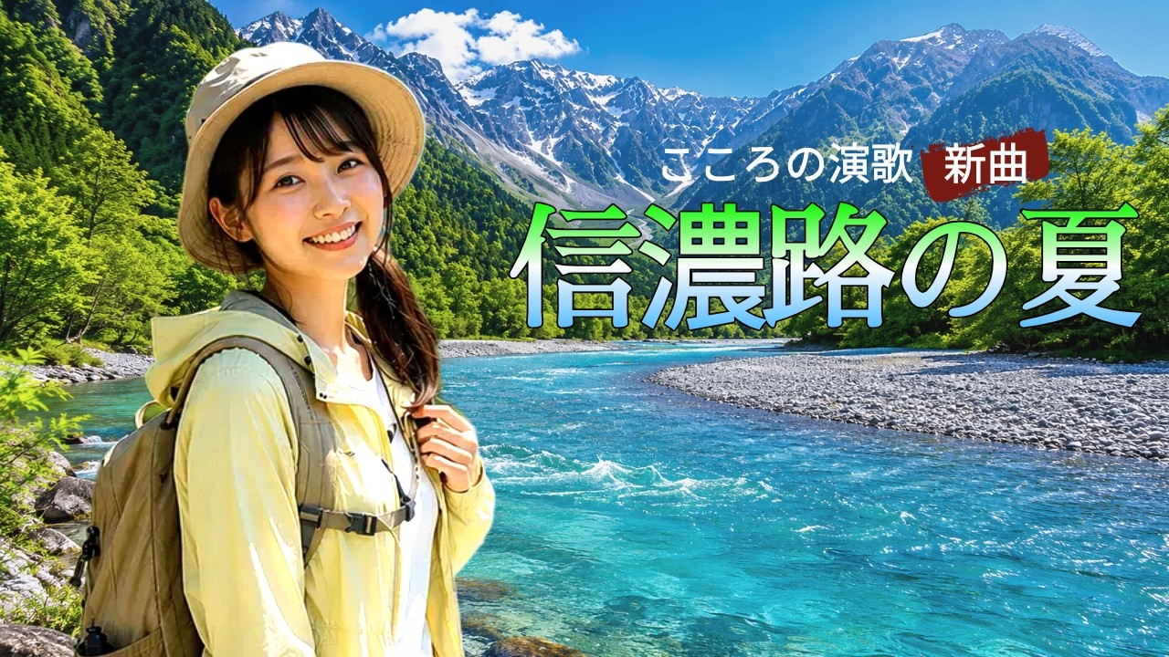 新曲『信濃路の夏』オリジナル演歌｜信州を旅する爽やかな夏の風景