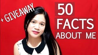 50 Random Facts About Me + GIVEAWAY! (closed)