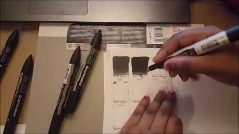 Winsor & Newton Brushmarker Neutral Tones + Blender