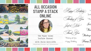 All Occasion Stamp a Stack - Card 1 - Card making with The Paper Haven and Stampin' Up!