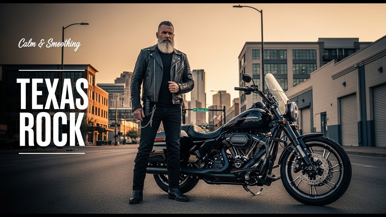 Texas Outlaw Rock N Roll Vibes: Raw Biker Guitars & Blues Spirit #54