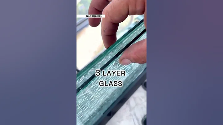 Controversial staircase with cracked glass design #shorts