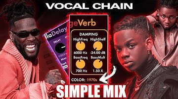 How To EASILY Mix Afrobeat Vocals | Mixing Tutorial