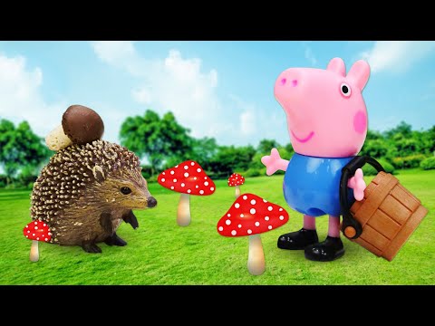George jouet part à la recherche de champignons 🍄🤢 Jeux pour enfants