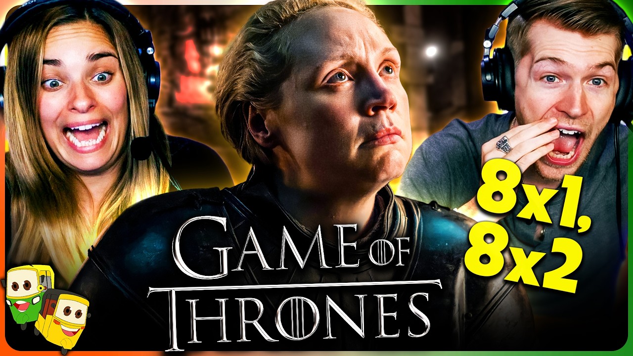 GAME OF THRONES 8x1 & 8x2 Reaction! | First Time Watch! | Lena Headey |  Peter Dinklage