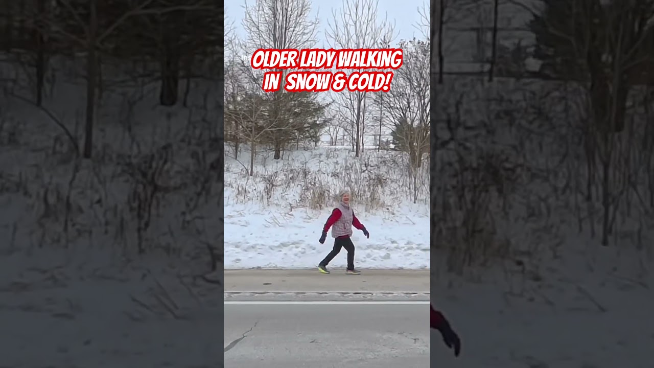 Пожилая женщина идёт по холоду: ДАВАЙТЕ ПОМОЖЕМ!