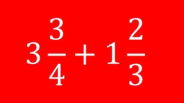 How to add mixed fractions with unlike denominators