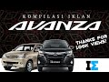 Kompilasi Iklan / Commercial Ad Toyota Avanza Masa Ke Masa, Mobil Sejuta Umat (2003-2019).