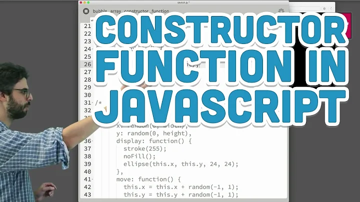 7.4: The Constructor Function in JavaScript - p5.js Tutorial