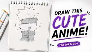 Anyone Can Draw Cute Gojo Satoru! Step-by-Step Anime Tutorial l  drawing for beginners l jujutsu 