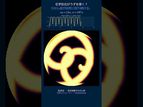 BZ反応｜化学が勝手にリズムを刻み波が走る #Shorts