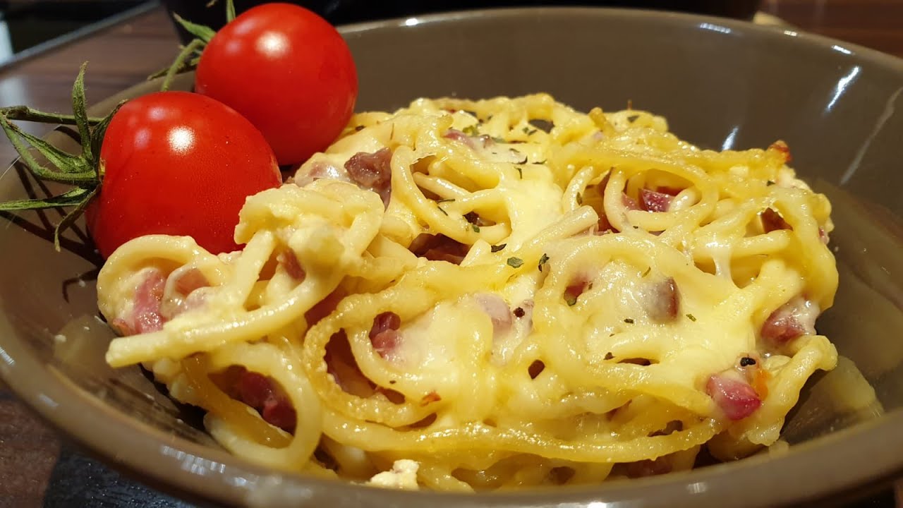 Spaghetti Carbonara Auflauf Thermomix® TM5/TM6 - YouTube