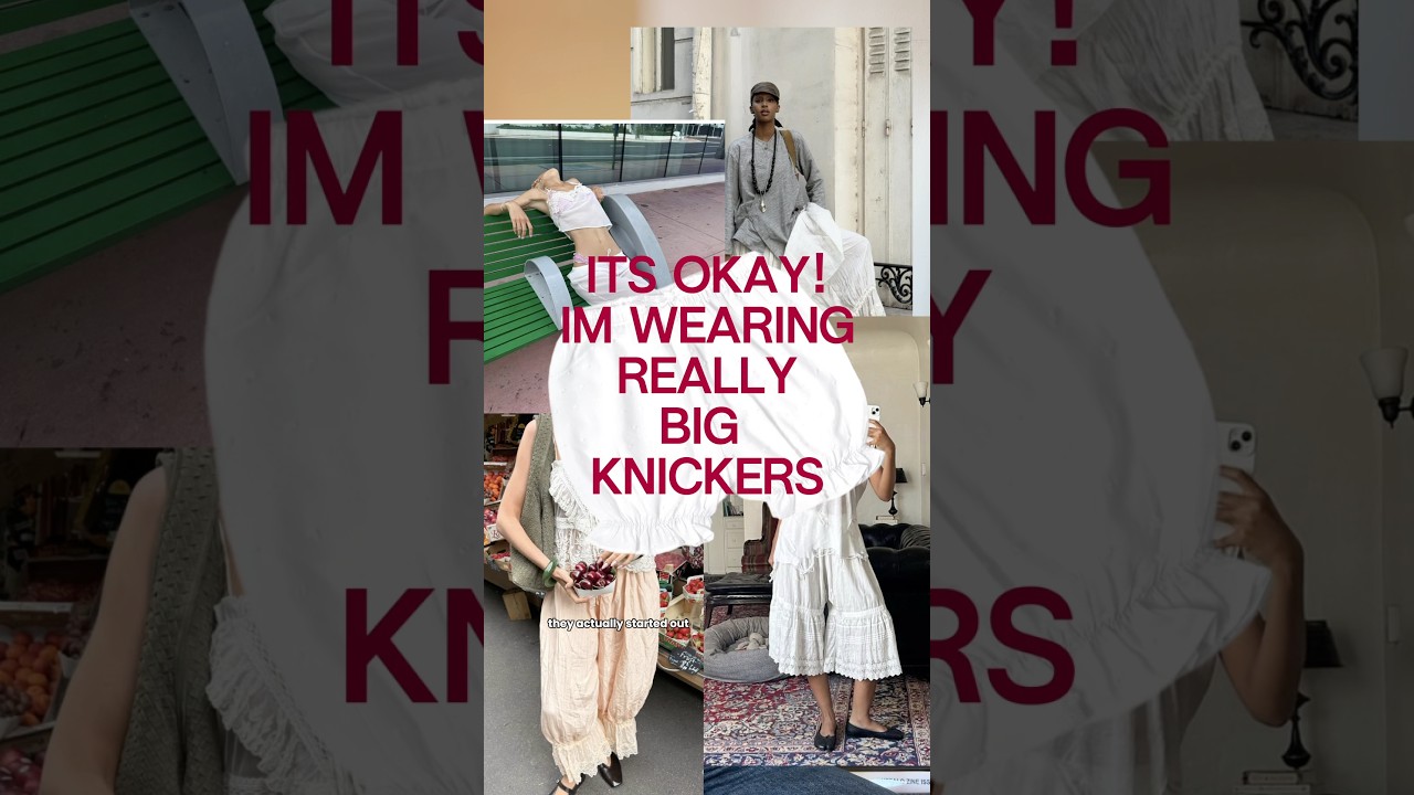 Would you wear a pair bloomers? 