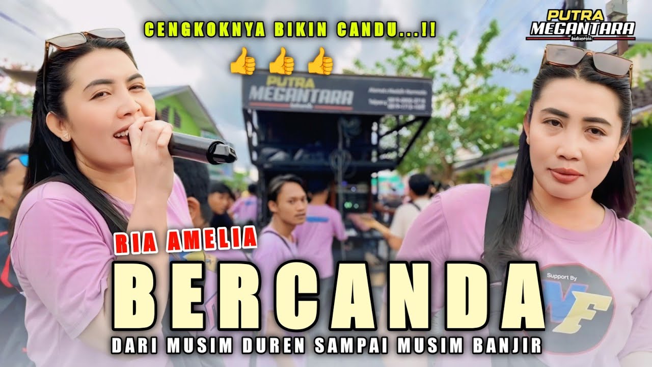 Ria Amelia Bercanda ( Dari Musim Duren ) Cover Putra Megantara Dangdut Jalanan Lombok