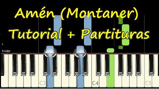 AMEN Ricardo Montaner Piano Tutorial Cover Mau y Ricky  Camilo Evaluna . Karaoke Pista Letra
