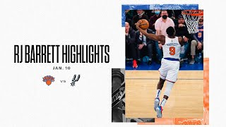 Highlights | RJ Barrett Leads the Way With 31 Points in Knicks' Win