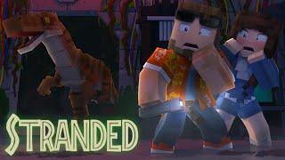 THE EIFFEL TOWER??? - Minecraft STRANDED - EP 3 ( Dinosaur Survival Roleplay )
