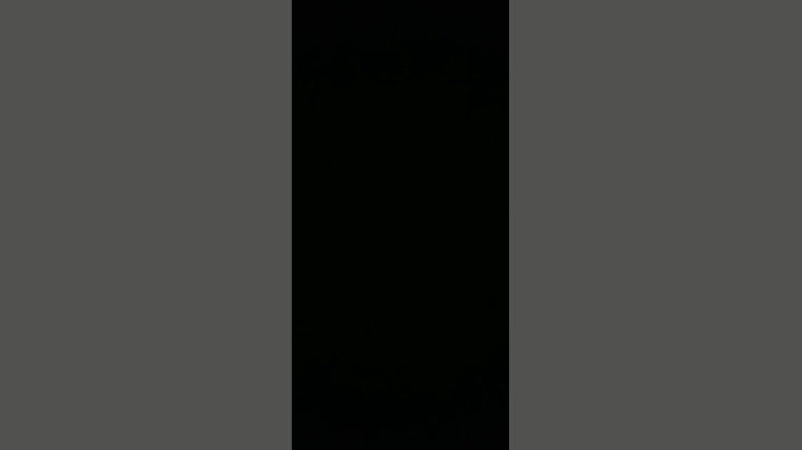 Black screen and shoutouts