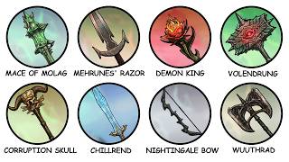 Every Unique Weapon in Elder Scrolls Explained