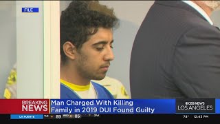 Man charged with killing family in 2019 DUI found guilty