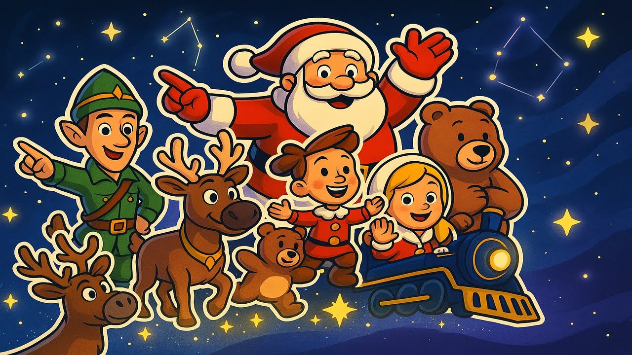 The Midnight Train to North Star – Lumi and Teddy’s Celestial Christmas Ride 🚂