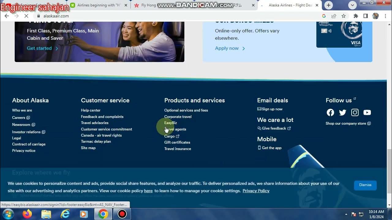 alaskaair online check in how to check in alaska airlines alaska air web check in YouTube