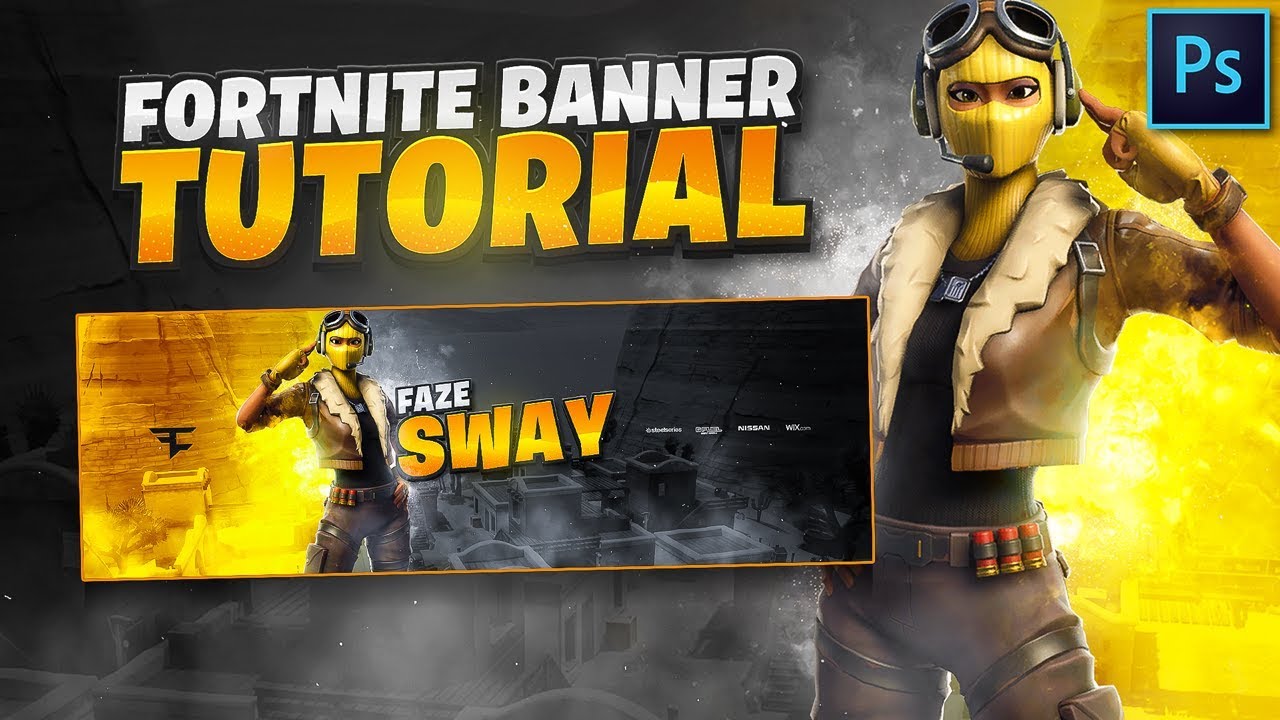 Tutorial How To Make An Epic Fortnite Banner In Photoshop