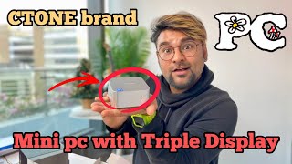 Brand new MINI PC with Triple Screen Display 4K | CTONE Mini Micro PC 2023 screenshot 4