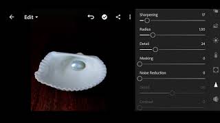 Seashell pearl editing tutorial | Double Exposure | Snapseed | Lightroom | Photoshop Express screenshot 5