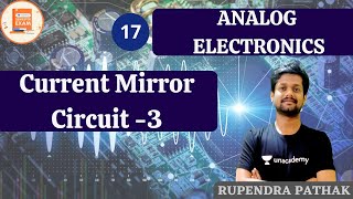 Current Mirror Circuit -3 | Analog Electronics | GATE/ESE | ECE | Rupendra Pathak