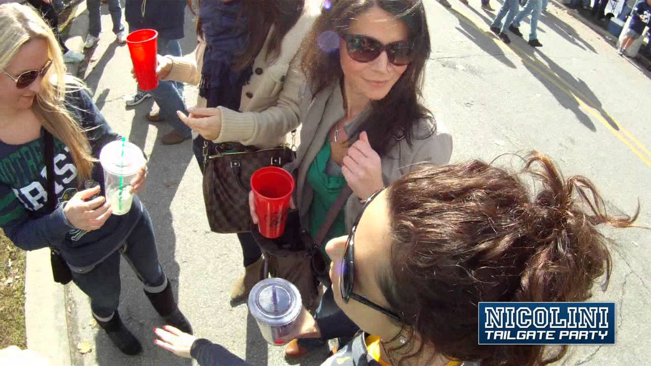Nicolini Tailgate Party Notre Dame vs. BYU 102012 YouTube