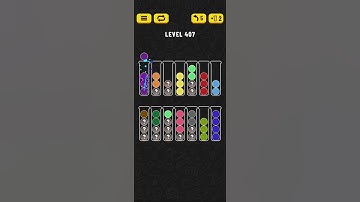 Ball Sort - Color Puzzle Game - Level 407 - Walkthrough SOLVED by RobotPlayer AI!!!
