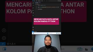 Mencari nilai rata-rata antar kolom pandas-python #kuliahdatasains #datascientist #tutorialpython