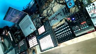 hybrid dj mix with akai force & korg volcas 08,09,23 [techno]