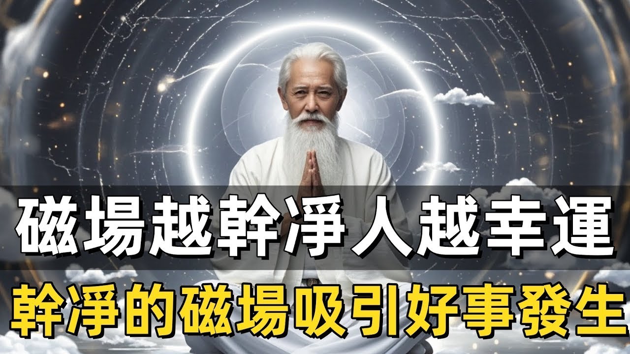 磁場越幹凈，人越幸運：每天念三遍，養出幹凈的磁場，讓你持續吸引好事發生。#修行思維 #修行 #福報 #禪 #道德經 #覺醒 #開悟 #禅修
