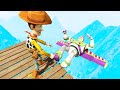 GTA 5 - Toy Story Ragdolls ep.2 (Buzz, Woody, Jessie)