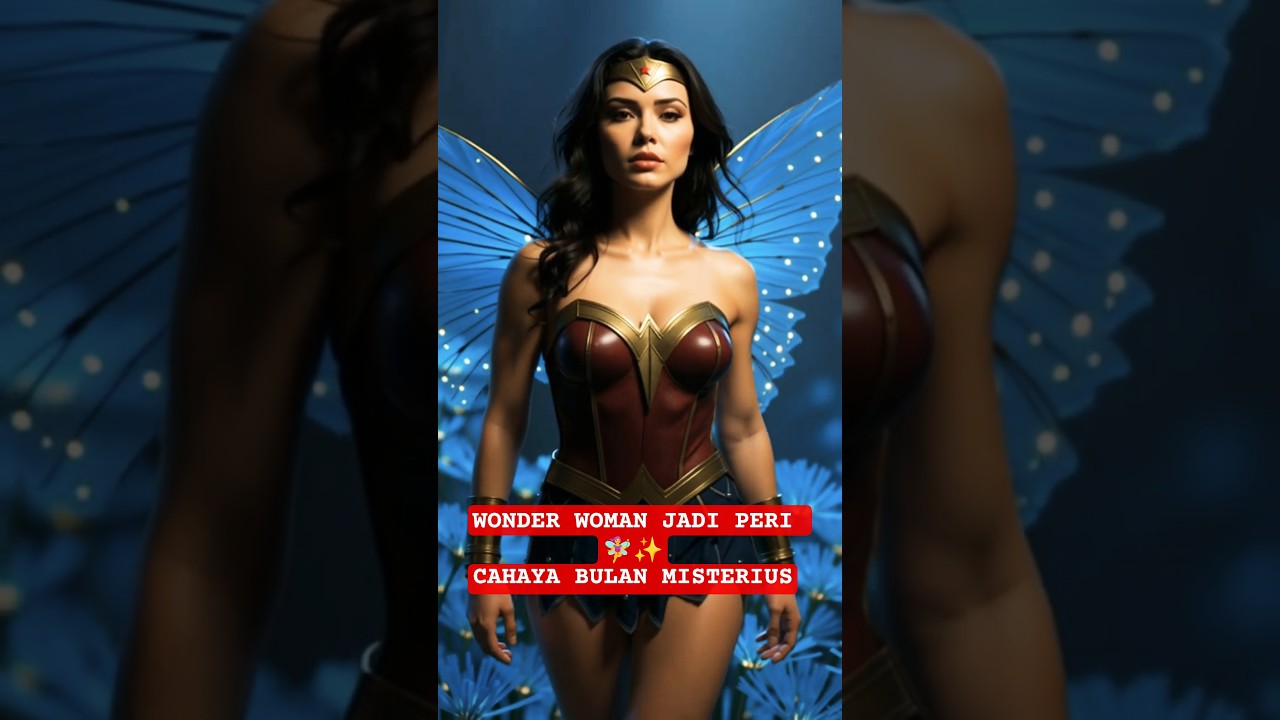 Чудо-женщина превращается в светлую фею в лунном лесу 🌙🧚‍♀️ Магия и тайна ✨😱 