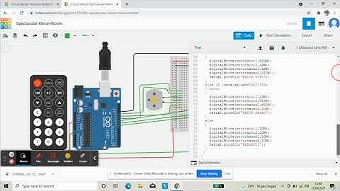 Simulasi Mikrokontroler Arduino Menggunakan Tinkercad- Robot Kontrol Remot TV