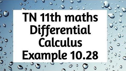11th maths example 10.28