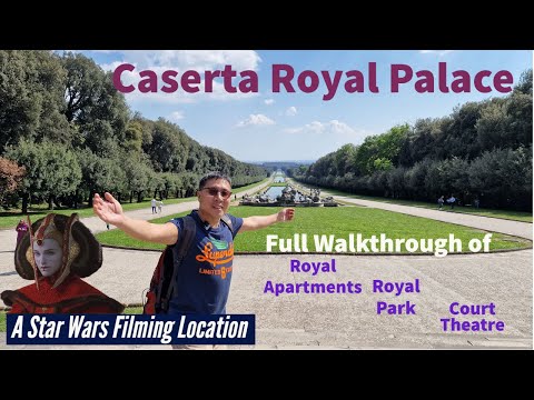 I visited Royal Palace of CASERTA 🇮🇹 - a Star Wars Filming Location | Andiamo in Campania 2023 EP 1