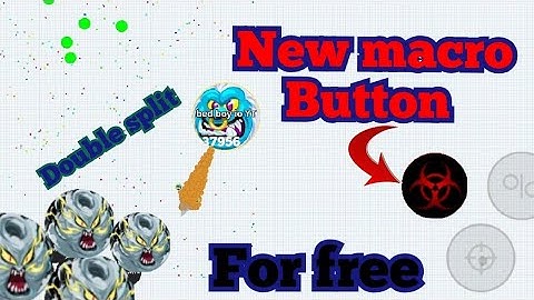 New macro button 😱 for free 🔥 Android and iOS tutorial (agar.io) epic revenge 😈 wift macro button 🔥